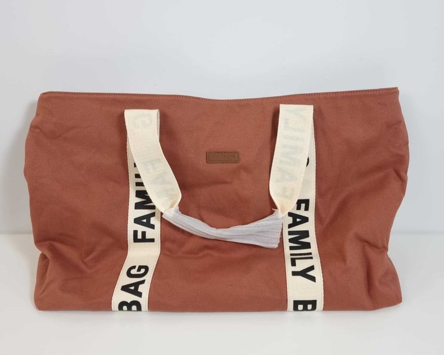 NOWA Duża torba Childhome Family Bag Signature Terracotta