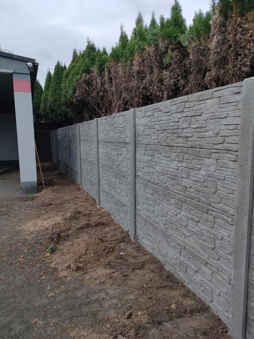 Ogrodzenia betonowe, płoty betonowe