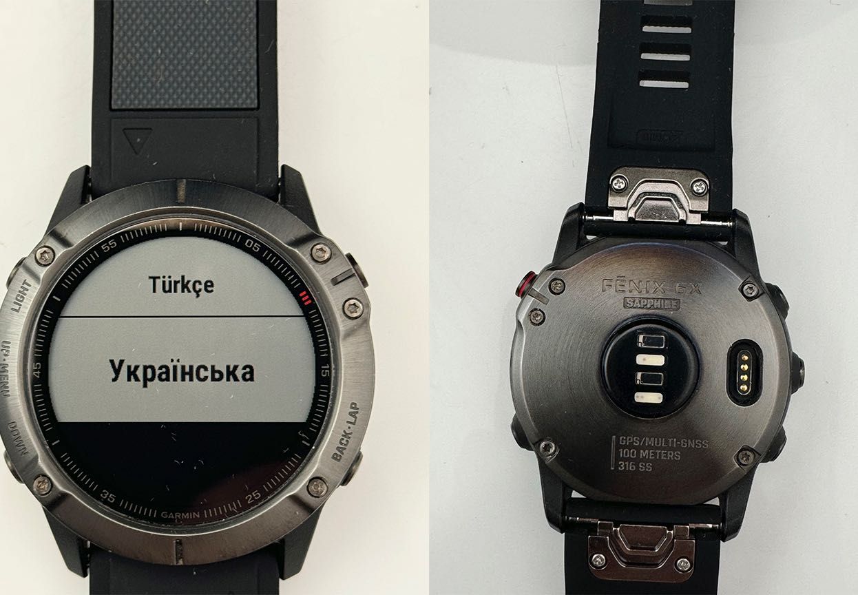 Смартчасы Garmin Fenix 6X Sapphire CarbonGrey DLC 010-02157-11 официал
