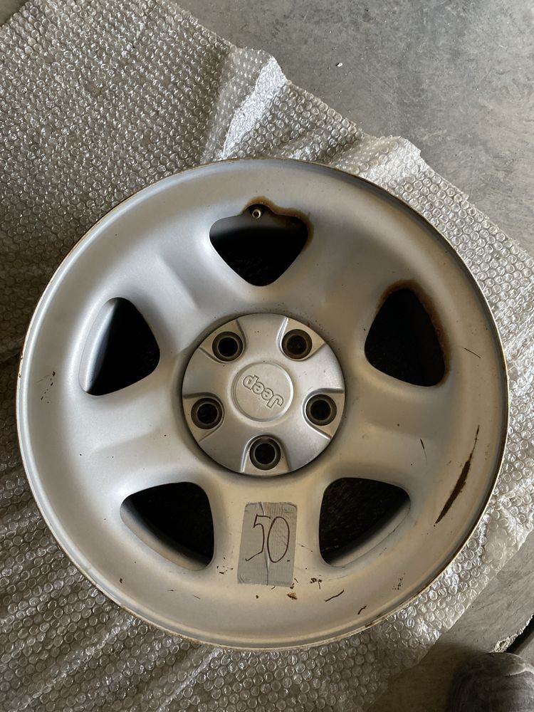50. Felga jeep cherokee xj yj wrangler tj 15x7j jedna sztuka wysylam