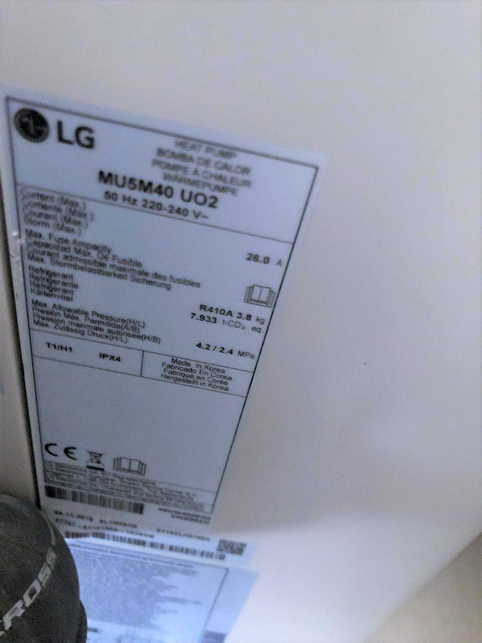 Klimatyzator Multi Split LG MU5M40.U02 11,2 kW **jak NOWY** OKAZJA**