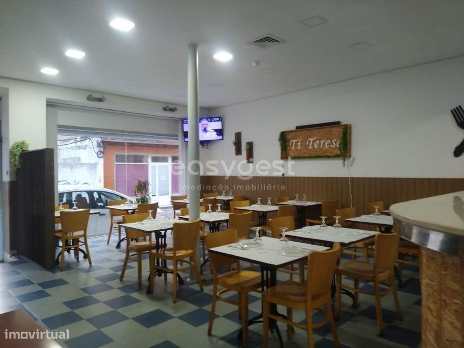Restaurante situado no centro do Montijo com boa rentabilidade