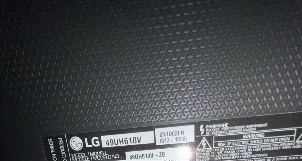 Tv Lg Avaria no ecrä