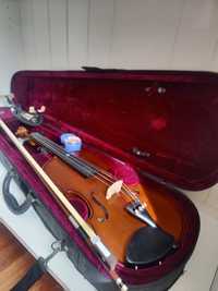 Violino 3/4 com caixa e almofada