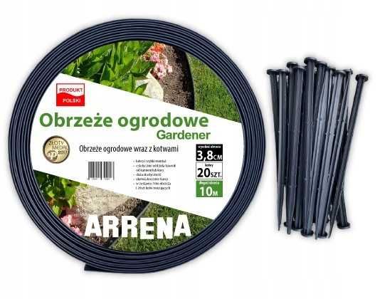 Grube, MOCNE Obrzeże Ogrodowe DOBRA CENA!!!  0,4 x 20m Kotwy GRATIS!!!