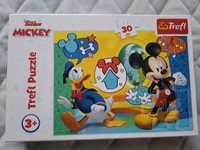 Puzzle 30 elementów Mickey, myszka Miki