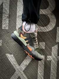 Чоловічі повсякденні кросівки Adidas Nite Jogger Core Black Orange