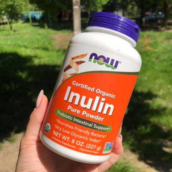 Inulin Инулин, пребиотики, порошок, США, 227 грамм/454 грамм