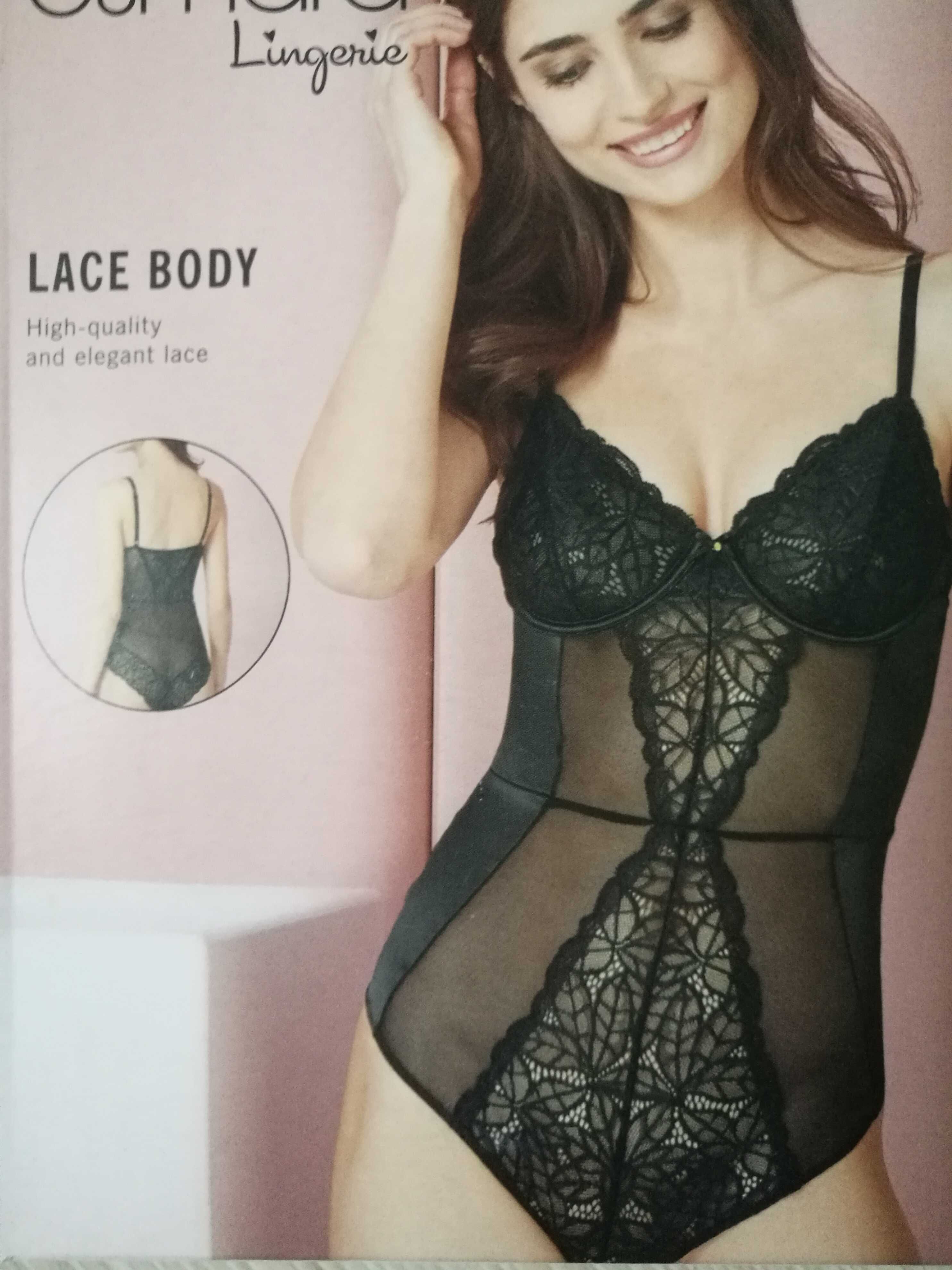 Czarne body koronkowe ESMARA Lingerie 75B