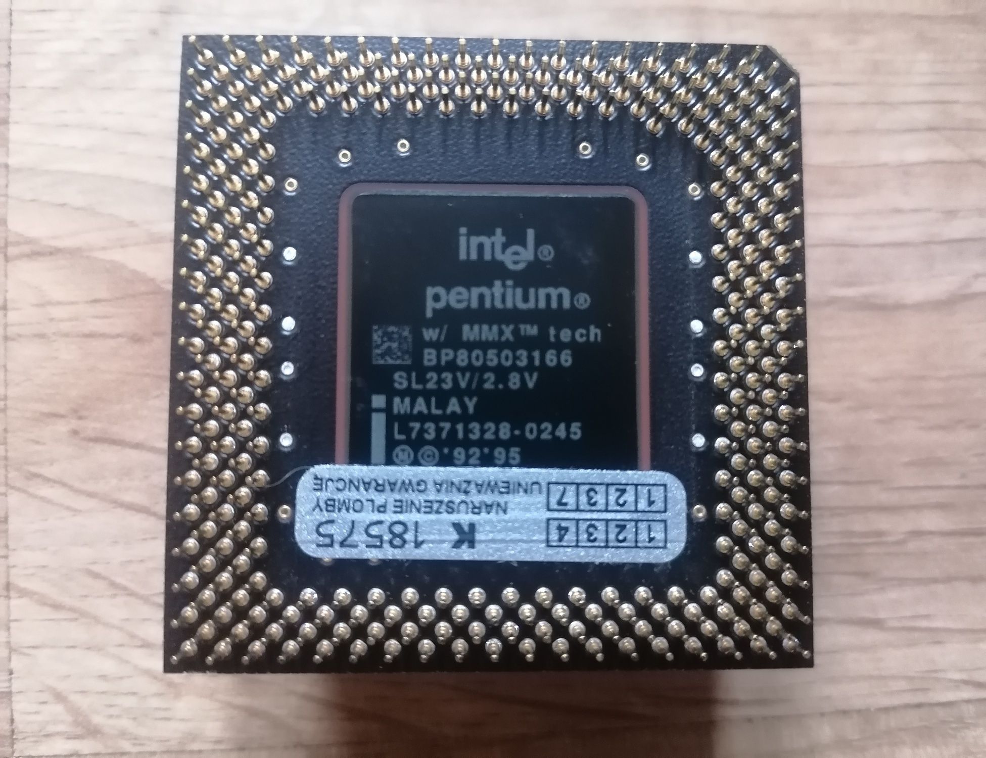 Płyta główna Intel  Socket 7  + procesor