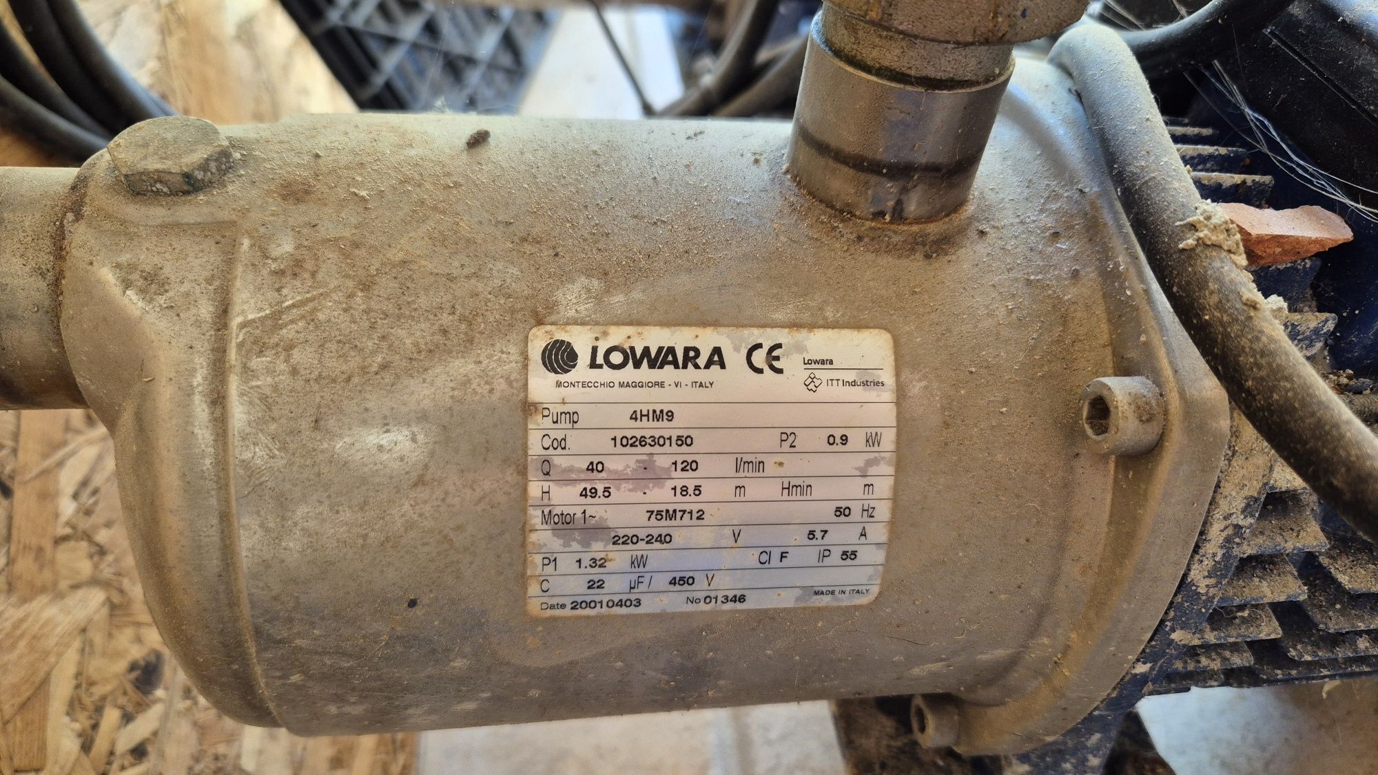 Duas Bombas água Lowara 4HM9