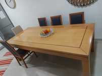 Mesa de Madeira Maciça 220cm