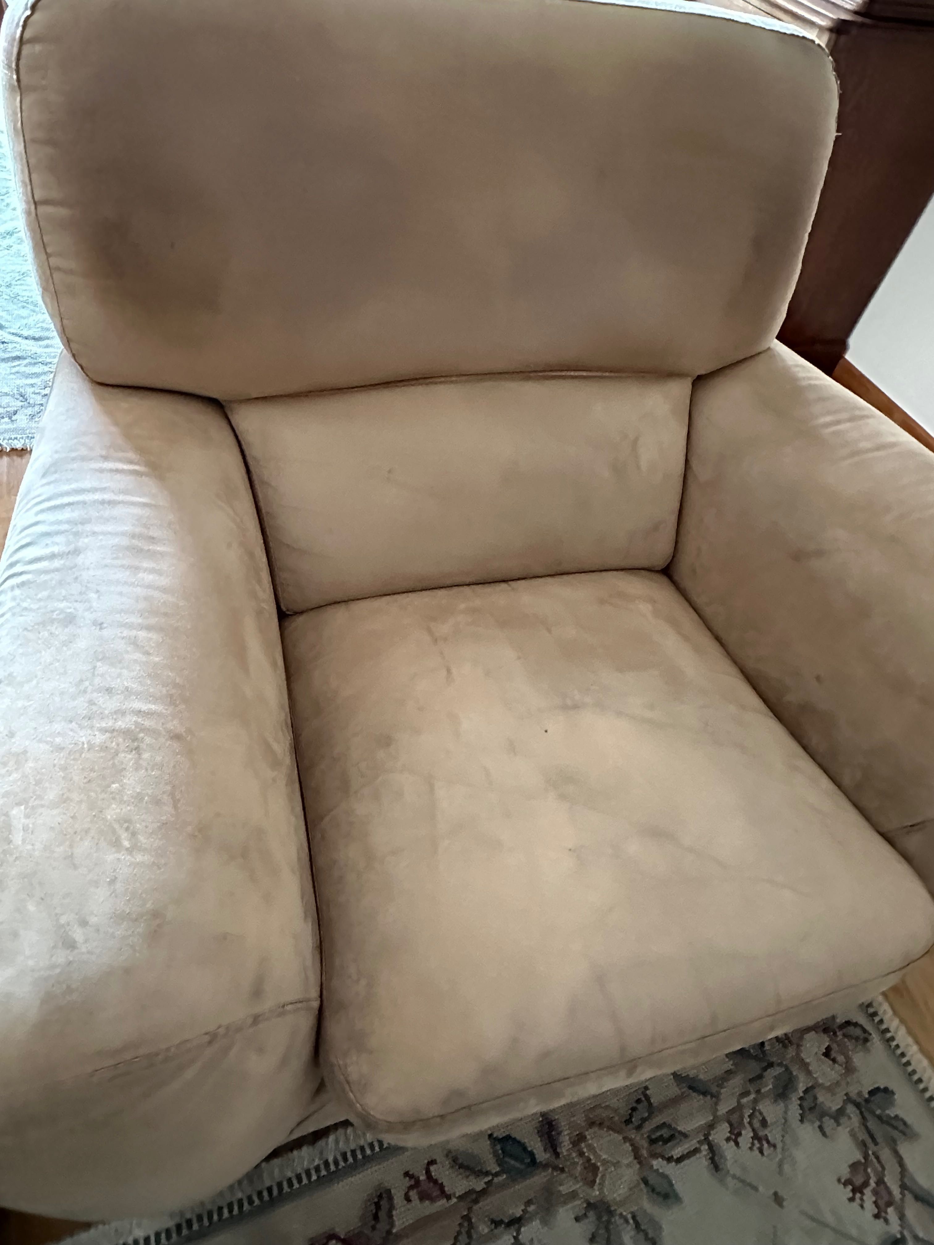 Conjunto sofás bege