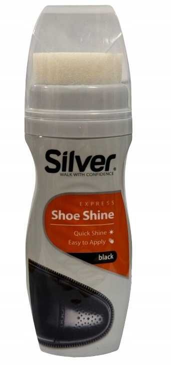 Pasta do butów Silver płynna 75ml kolor czarny