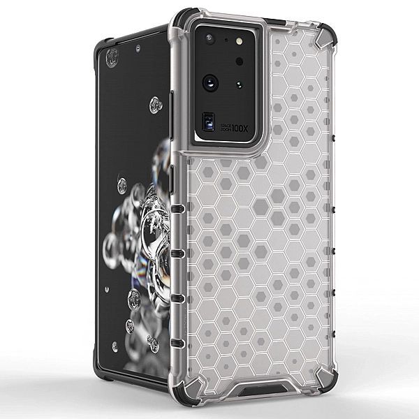 Honeycomb etui pancerny pokrowiec z żelową ramką Samsung Galaxy S22 Ul