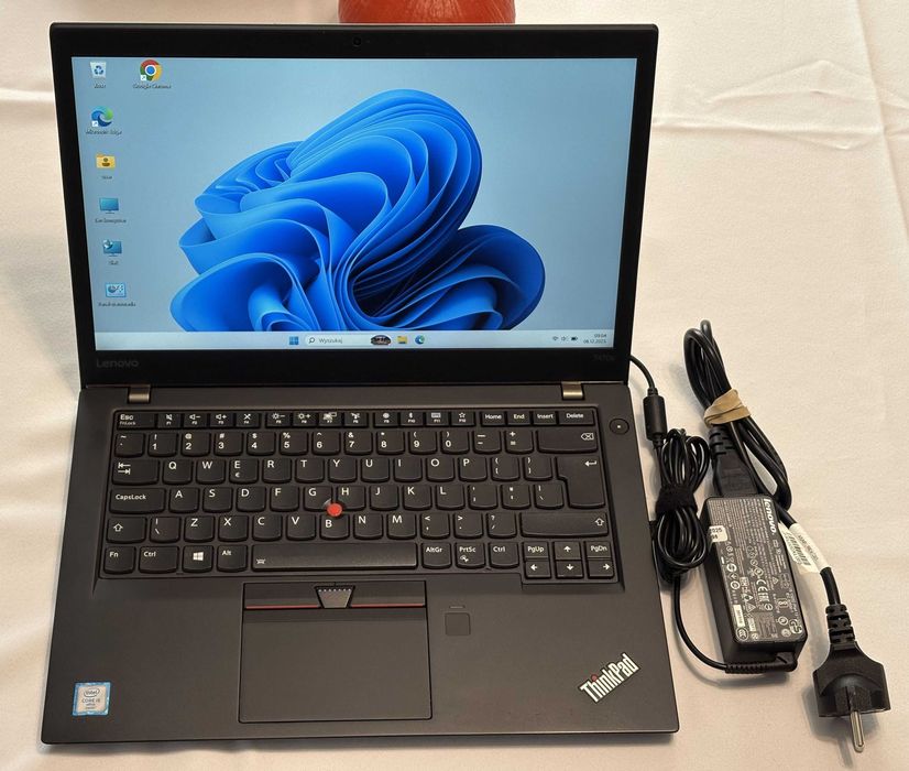 Laptop Lenovo T470s 14" i5 2,4GH 8GB 256GB SSD Windows 11