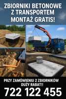Szambo betonowe 10 m3 z montażem GRATIS!Atest,transport-Łódz i okolice