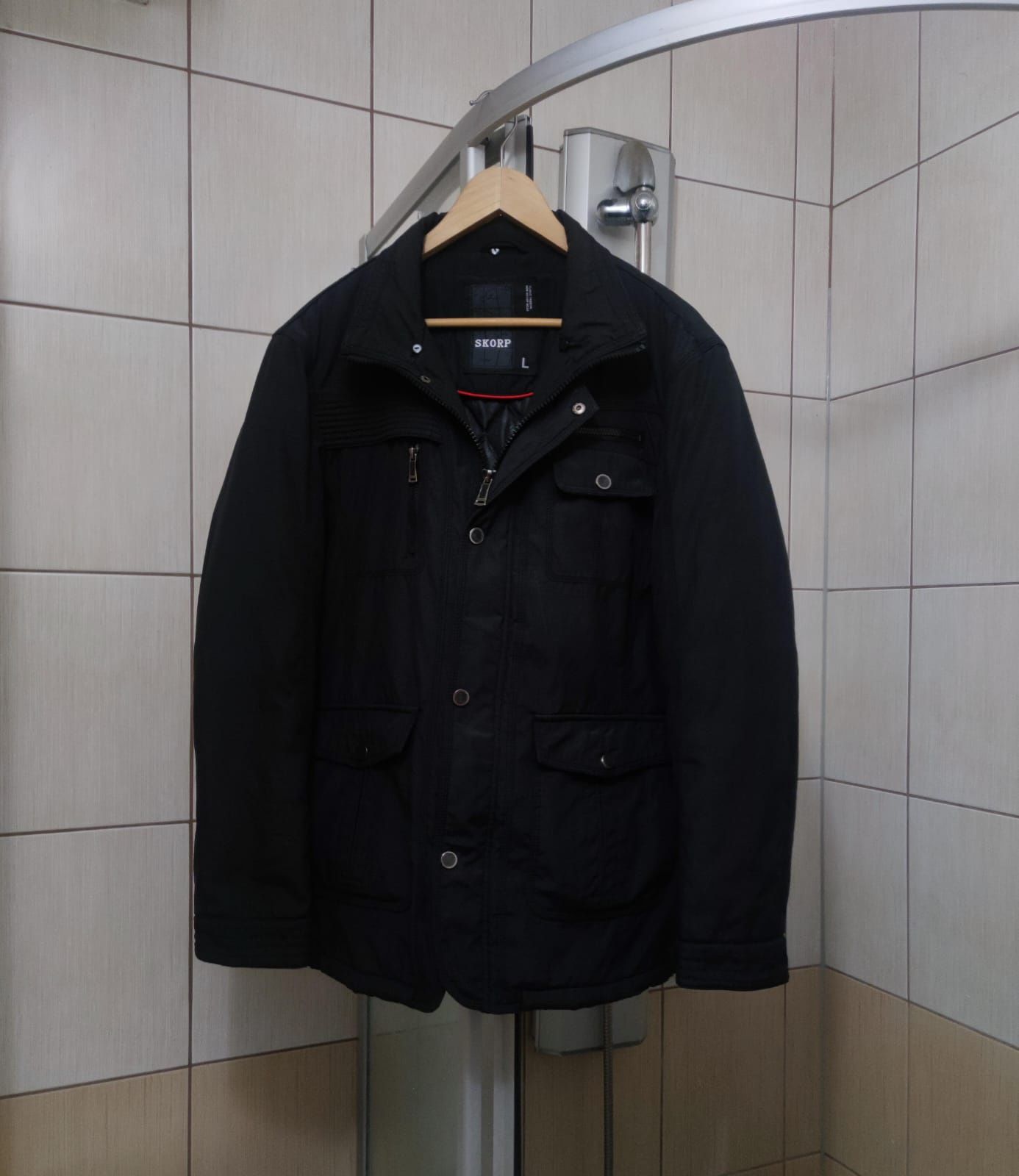 kurtka w stylu płaszczyk L męska dyplomatka Skorp classic sport retro