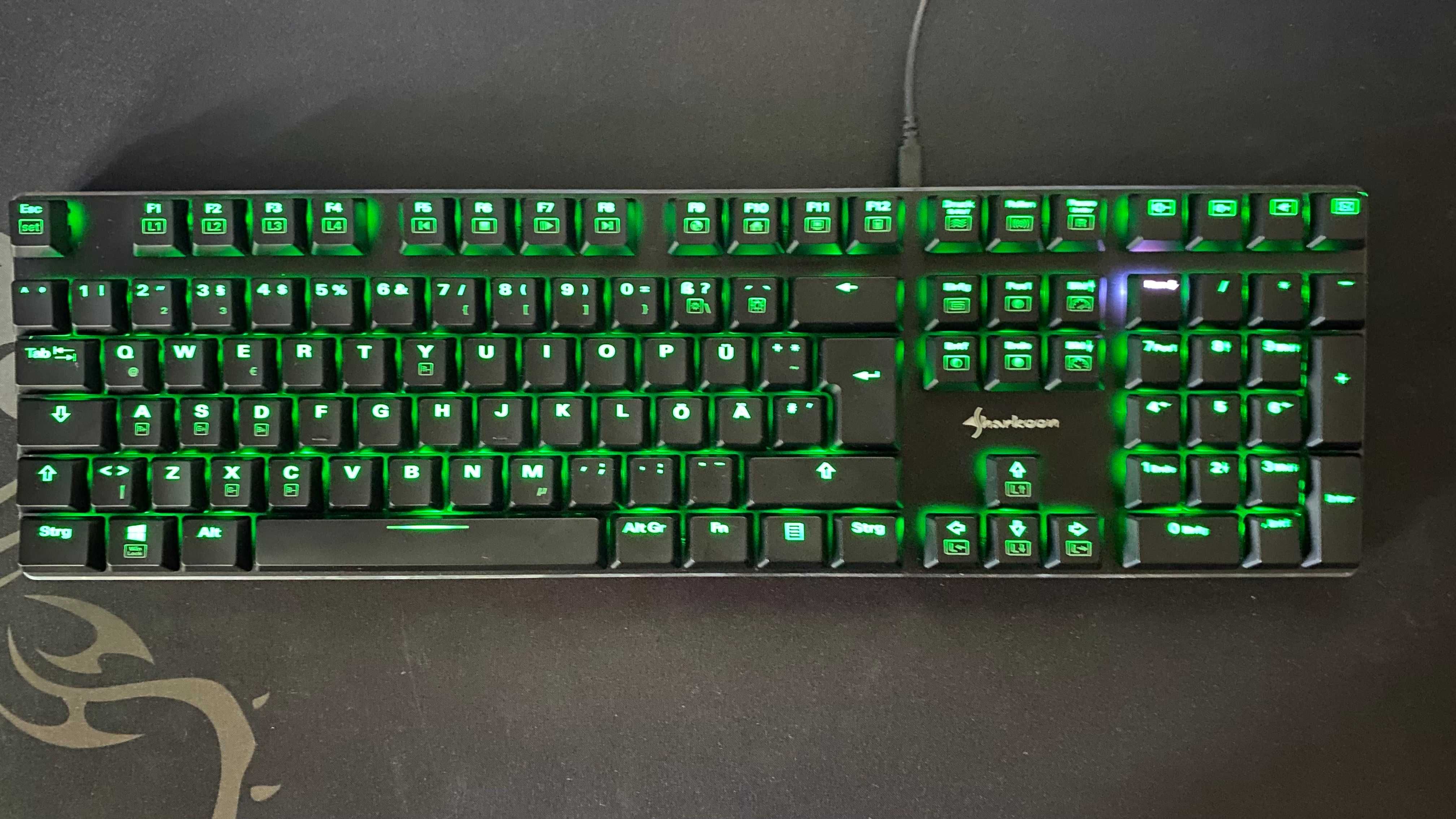 НОВА Клавіатура Sharkoon PureWriter RGB