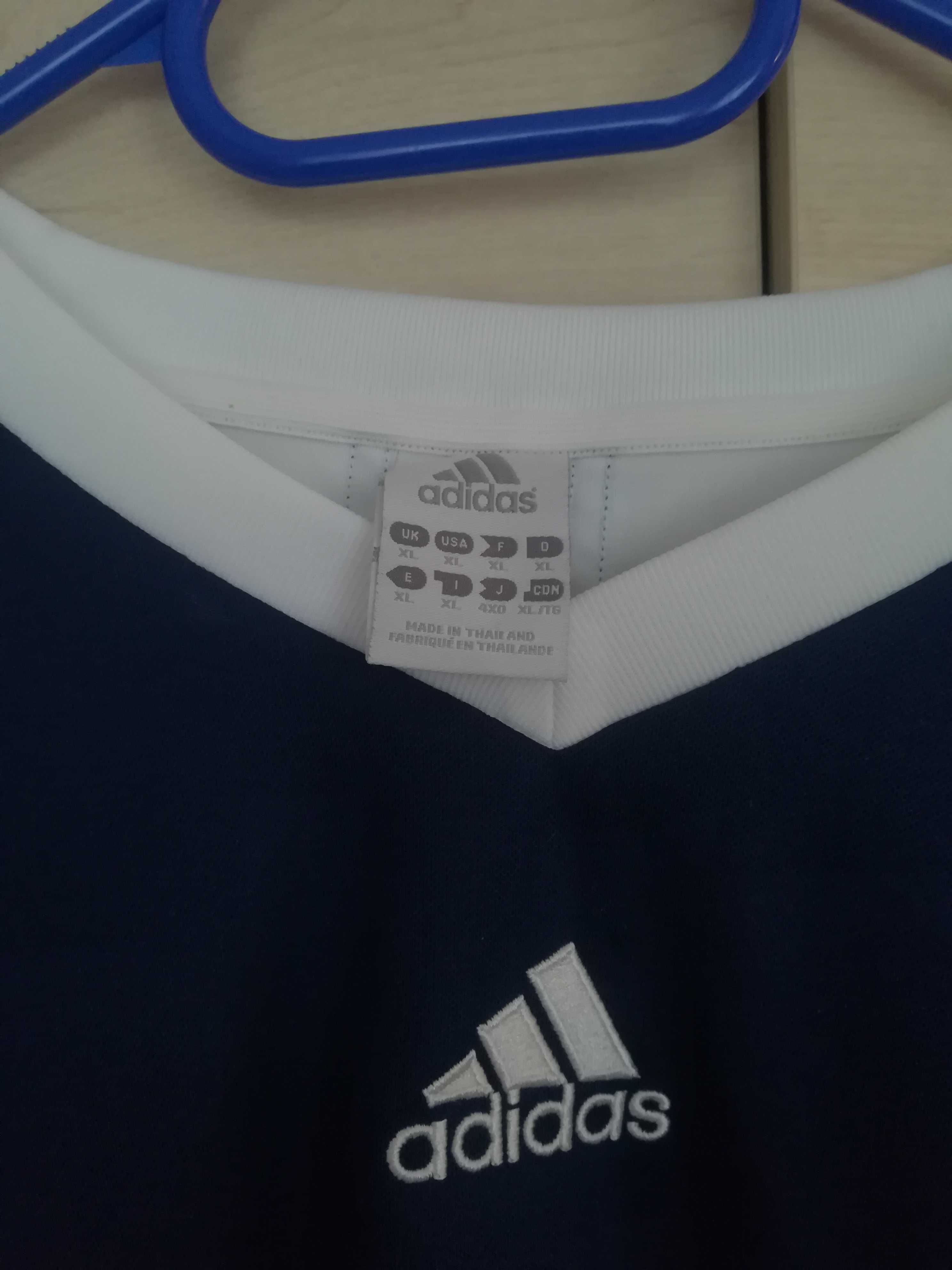 Granatowa koszulka Adidas Climalite XL