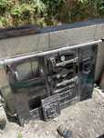 Frente do forno HERGOM No 8 em ferro fundido antigo
