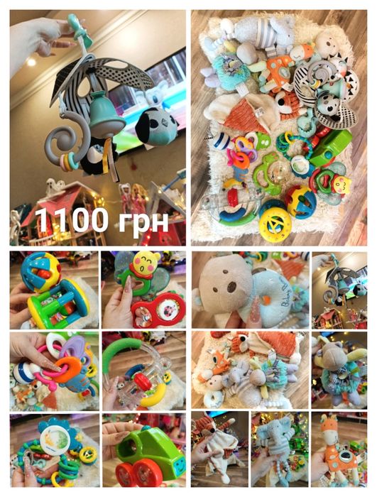 Bаttat машинка звіри мобіль паровоз еко сортер