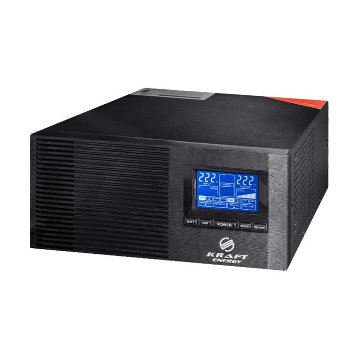 Інвертор Kraft KRF-AVR1000VA/800W-12V + Акумулятор LiFePO4 FEG-12100