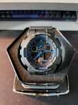 Zegarek Casio G-SHOCK GA-100-1A2ER niebieski idealny