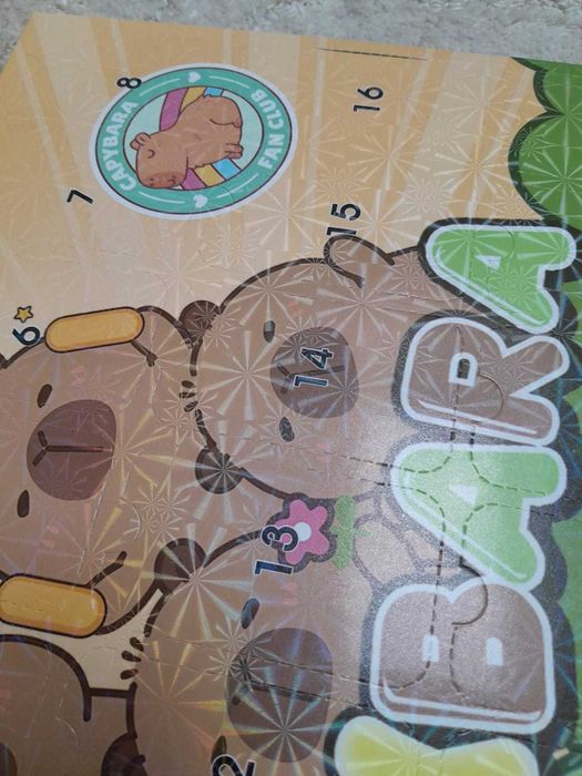 Nowy Kalendarz Adwentowy dla dzieci Capybara Szybka Wysyłka