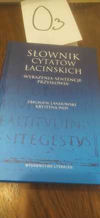 Słownik Cytatów Łacińskich Zbigniew Landowski