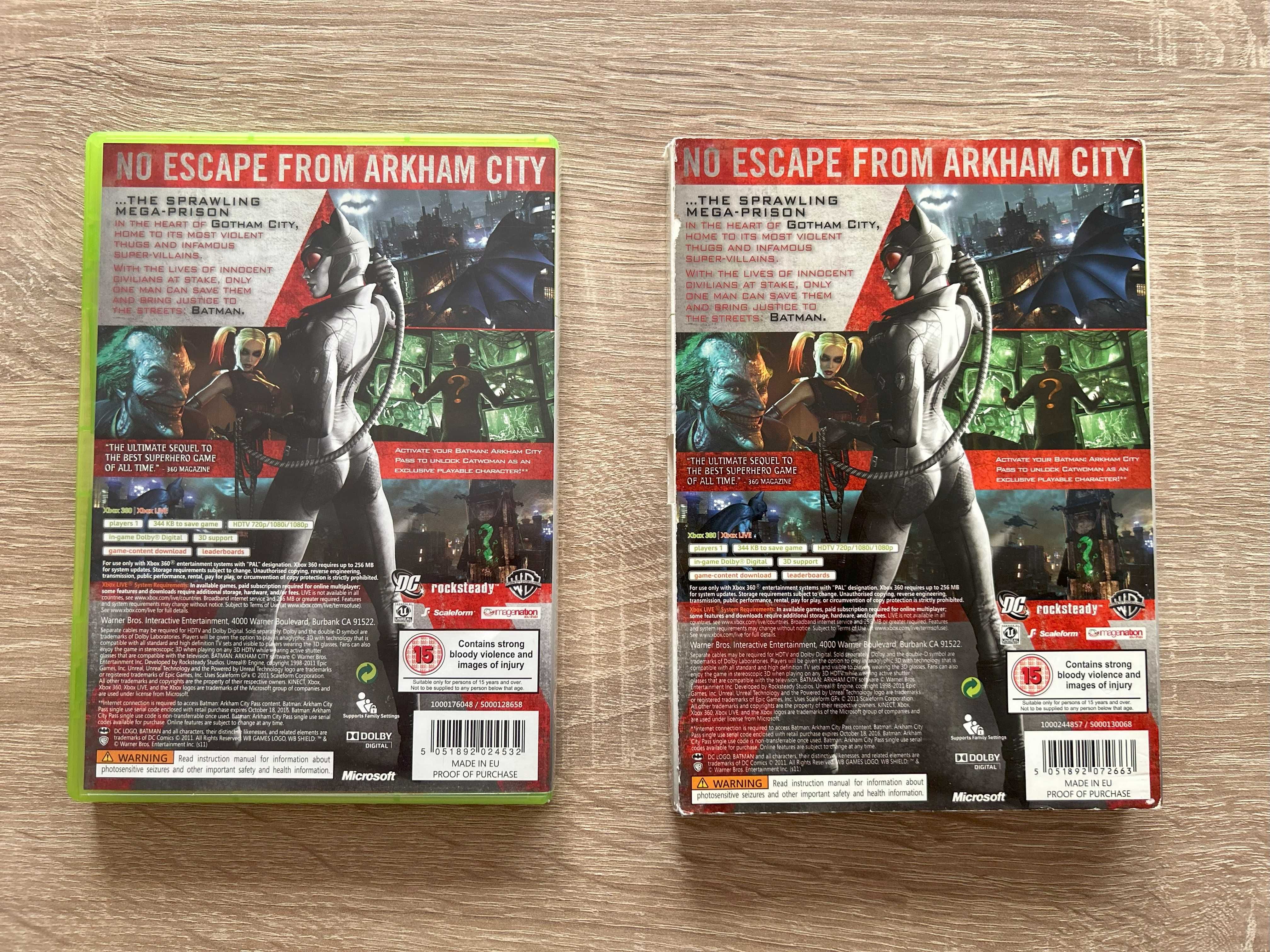 Batman: Arkham City - Xbox 360 - PL - stan Używany, sprawny 100%