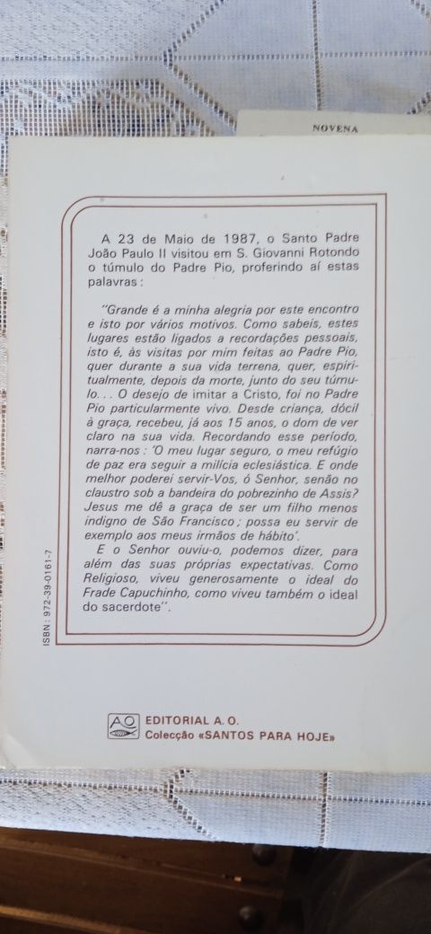 Livro do Padre Pio