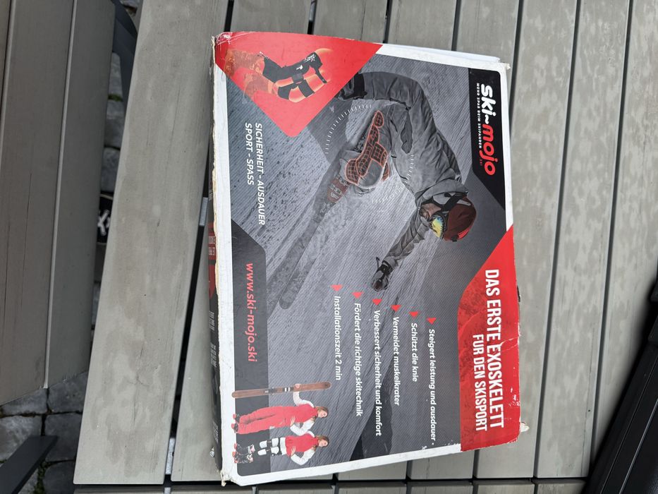 Ski-Mojo – Exoesqueleto de Ski – Excelente Apoio para Joelhos