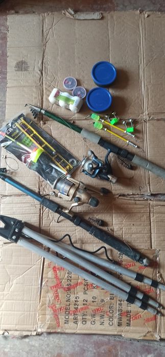 Комплект для рибалки фідер 2х + технопланктон ціна за все