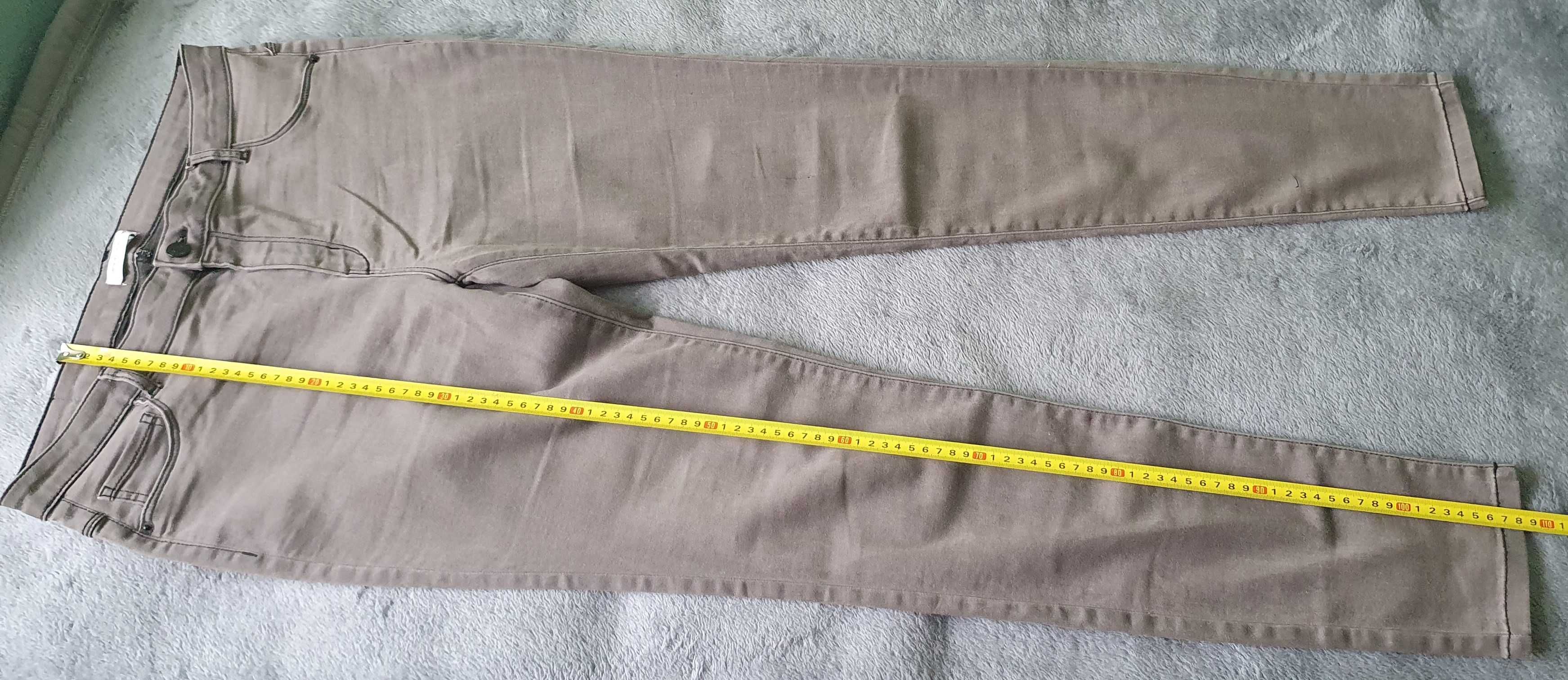 Jacqueline de Yongy spodnie Męskie rozmiar34 kolor ciemny siwy
