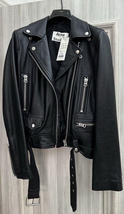 Куртка косуха кожаная Acne studios
