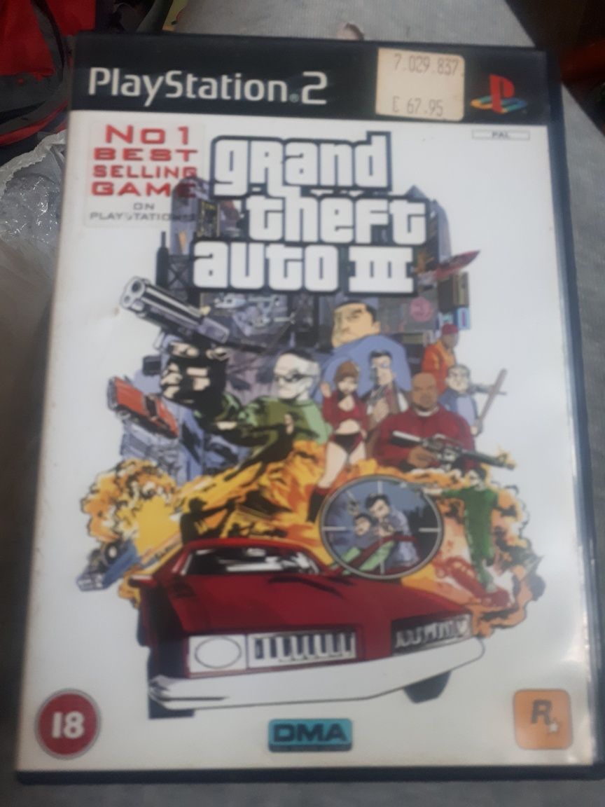 Grand theft auto 3 playstation 2 wersja angielska