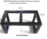 METALOWY stojak na miski o  średnicy max16cm,dla średniego pieska