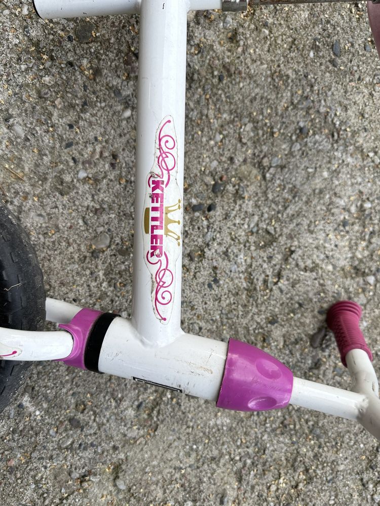 Rowerek biegowy Kettler biało fioletowy