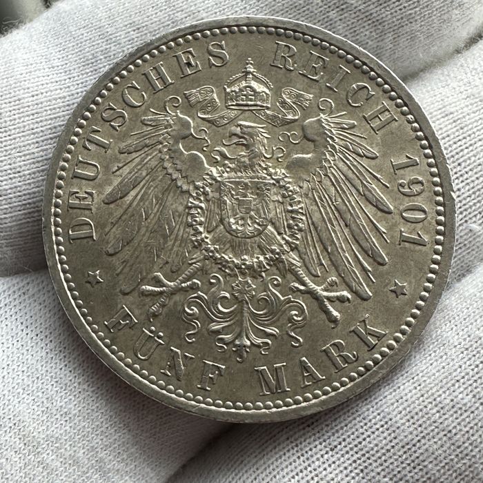 5 Marka 1901 Prusia 200 rocznica