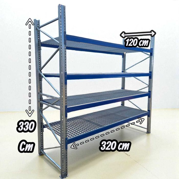 Fv Regały magazynowe krata wema paletowe przemysłowe