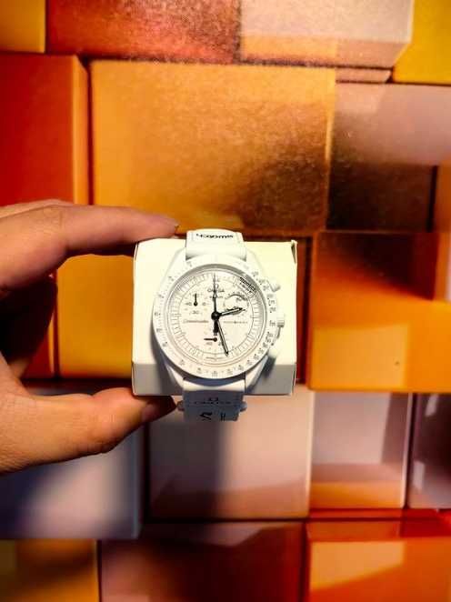 Swatch x Omega Bioceramiczny zegarek Moonswatch Mission To Moonphase