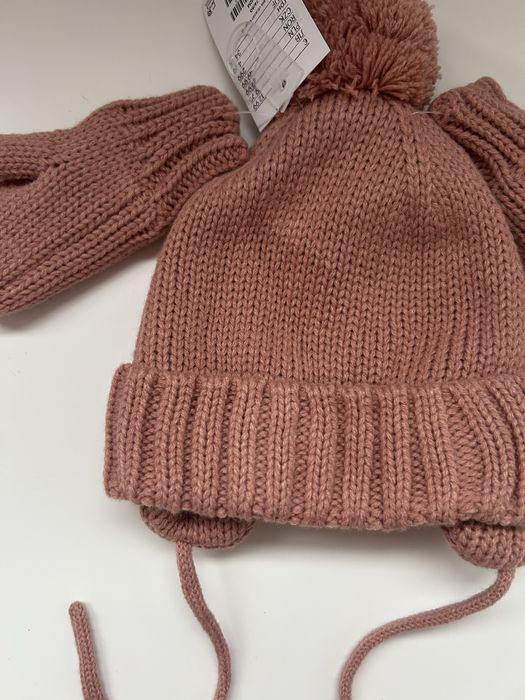 Дитяча шапочка+рукавички H&M