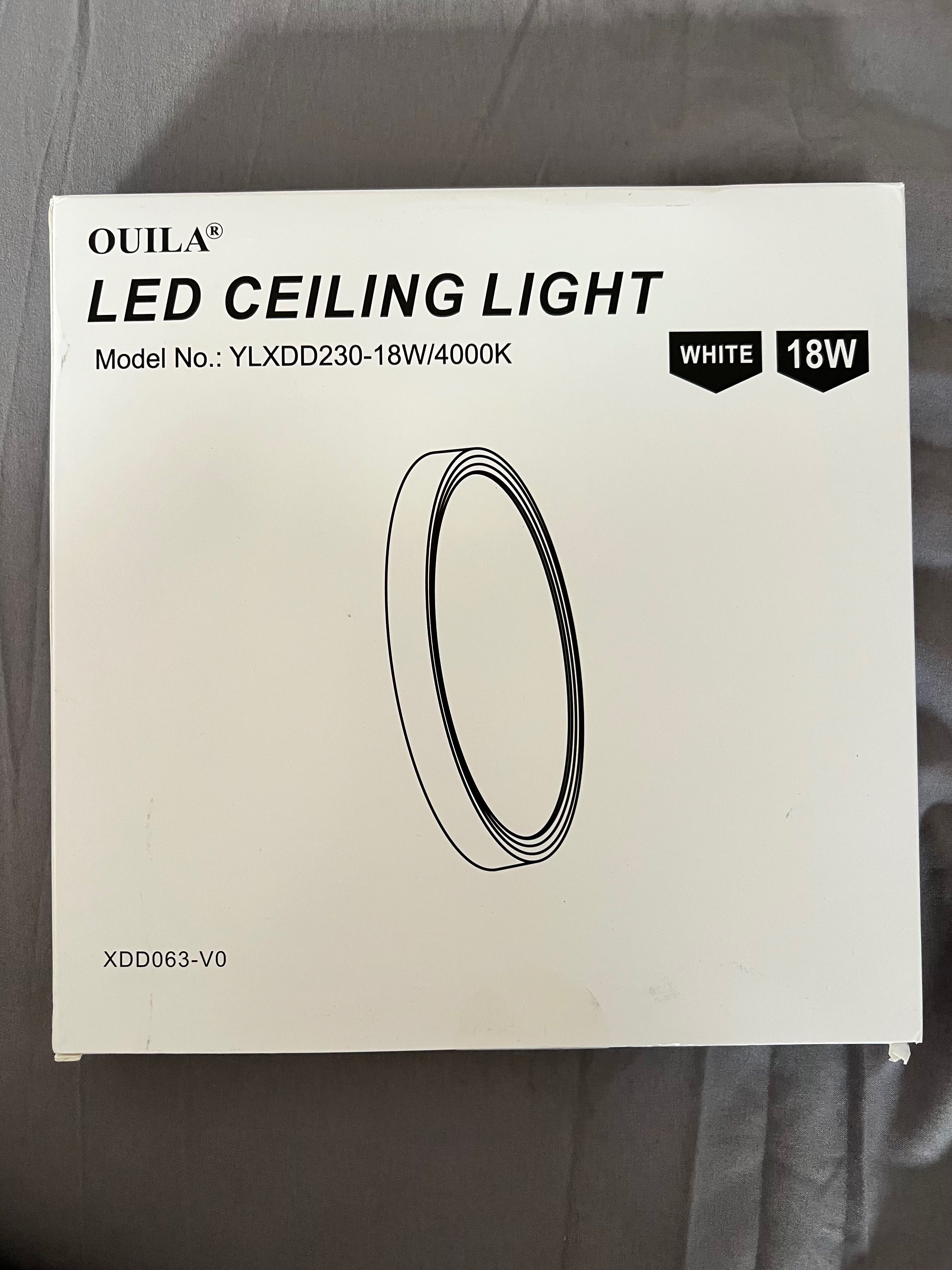 Ceiling Light / LED Luz de teto Branco 18W