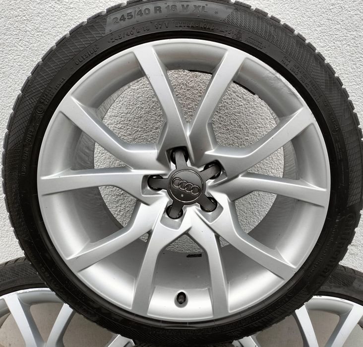 Felgi z oponami zimowymi Audi A4 A5 A6 A8 8,5x18 ET29 5x112