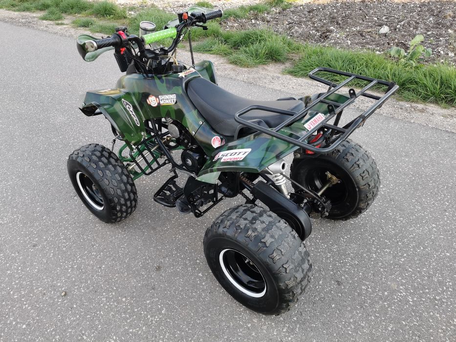 Quad KXD Bombardier 125CC 3+R XXL Koła 8" BDB STAN