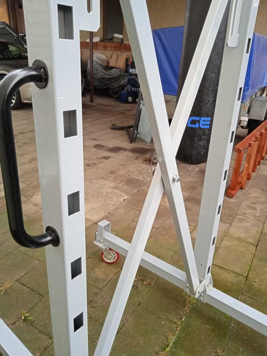 Dwustronny rozciągany wózek lakierniczy, stojak,  Holzmann TAW70DUO