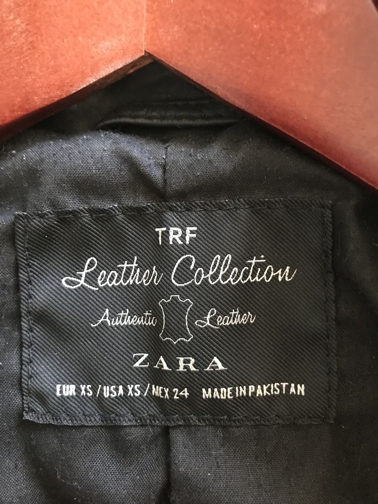 Kurtka skórzana Zara, rozmiar S