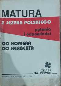 Książka  Matura z języka polskiego Halina Zarzycka