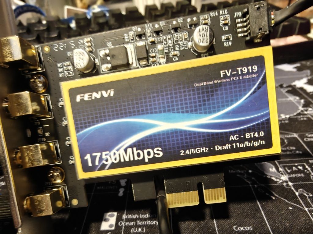 Fenvi FV-T919 PCIe WiFi e bluetooth (Hackintosh compatível)